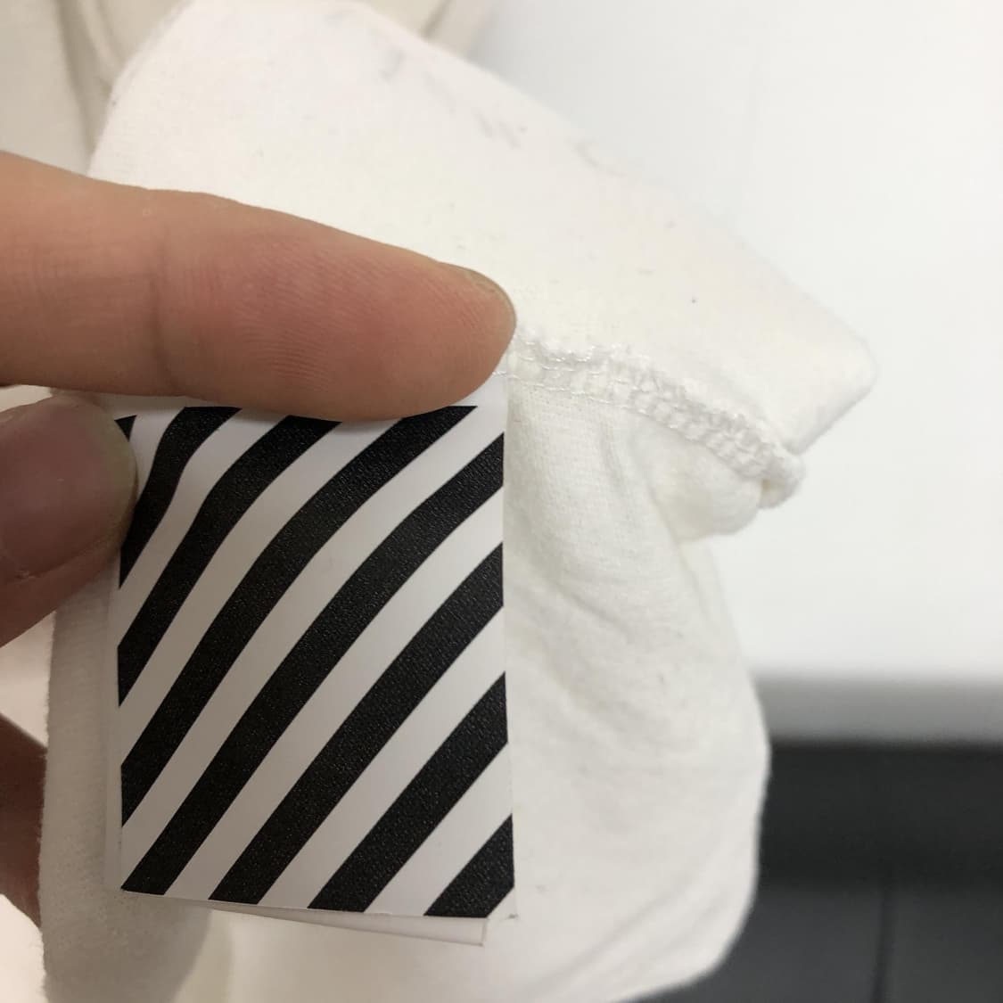 오프화이트 정품 드리핑애로우 반팔 흰검 상품이미지6