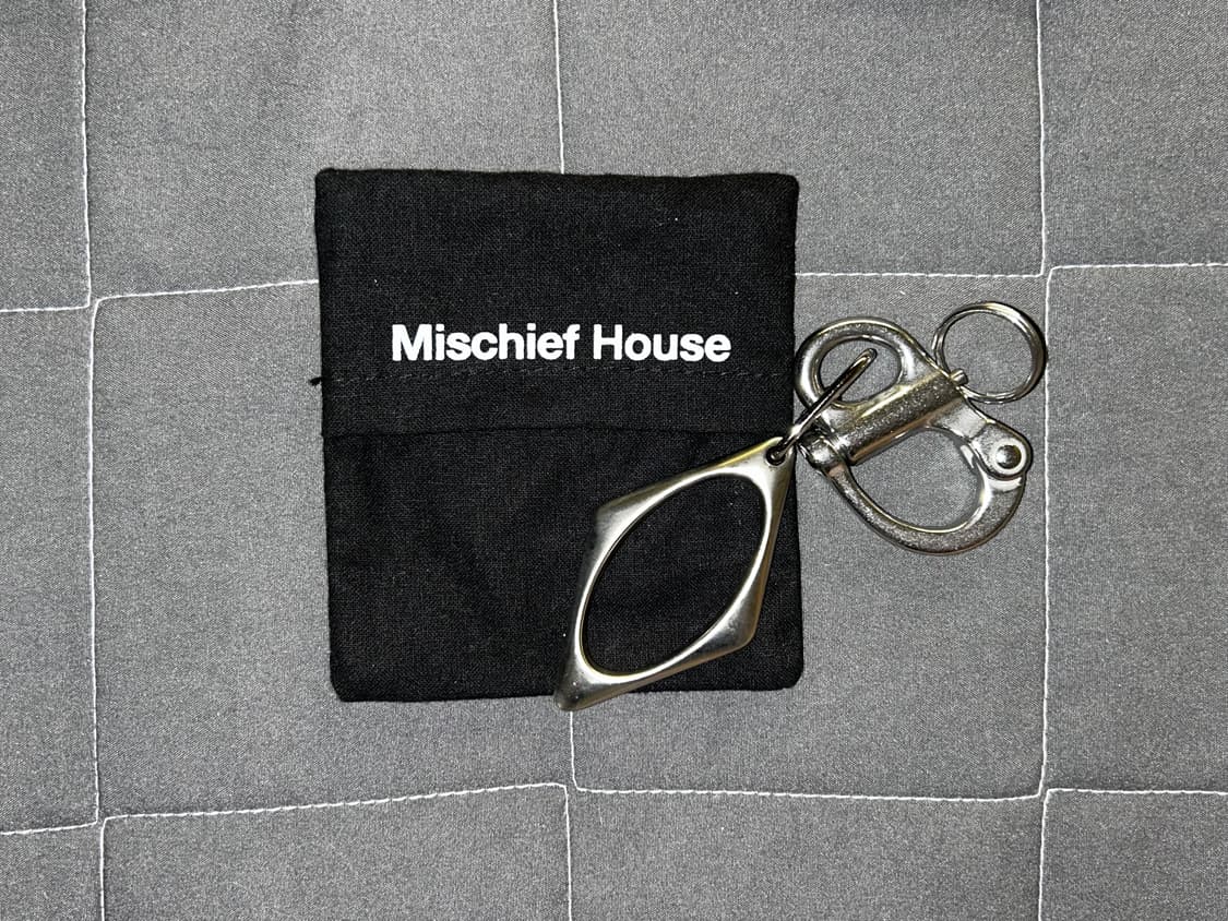 미스치프 RHOMBUS KEYRING_SILVER 상품이미지1