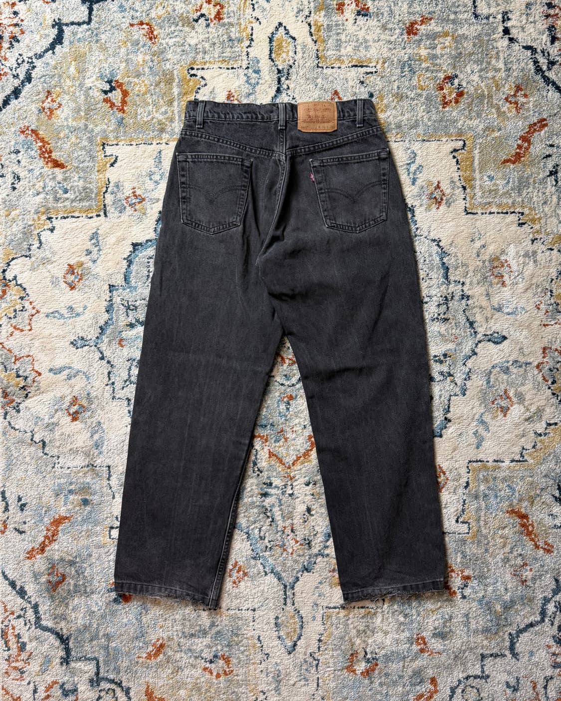 90‘s USA 리바이스 565 흑청 데님팬츠 [0-233] 상품이미지4