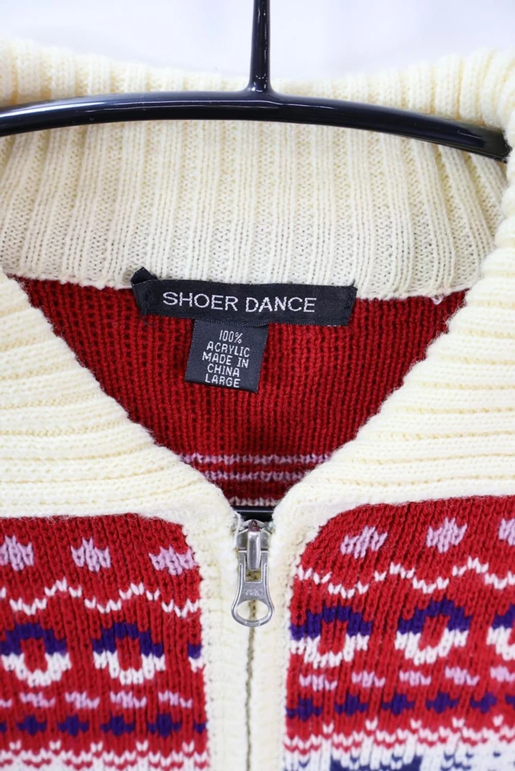 SHOER DANCE 노리딕 패턴 집업 가디건 상품이미지5