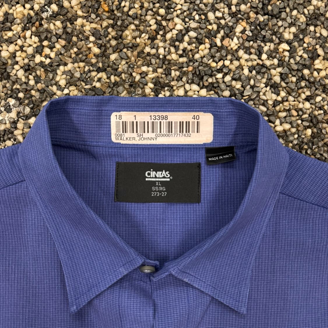 CINTAS USA 빈티지 워크 셔츠 (XL)   상품이미지4