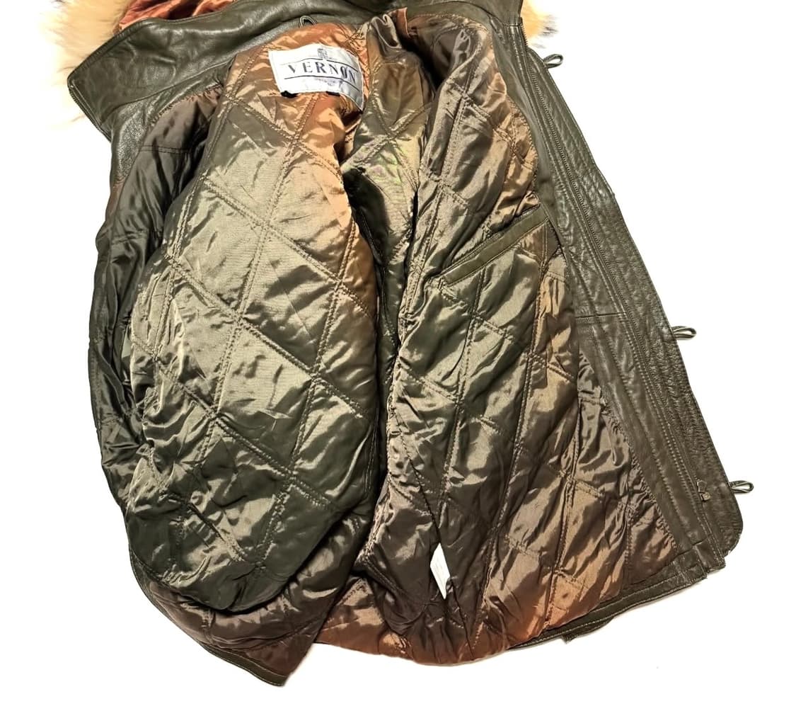 Vernon - 레더 후디드 파카 상품이미지5