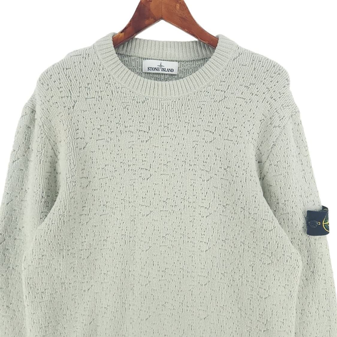 [남L]스톤아일랜드 와펜 코튼 니트[Y62-170]/빈티지프렌 상품이미지2