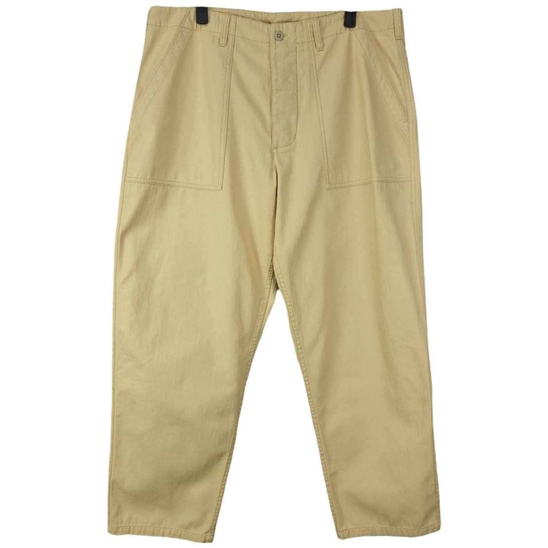 [나이키] 스우시 자수 코튼 테이퍼드 퍼티그 팬츠 베이지 M19137 상품이미지2