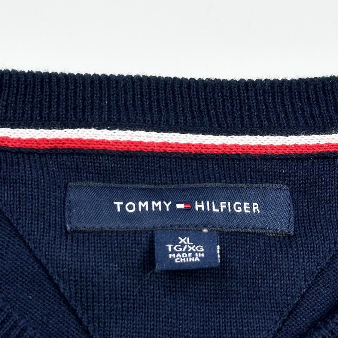 타미힐피거 플래그 노르딕 네이비 니트 (XL) 상품이미지5