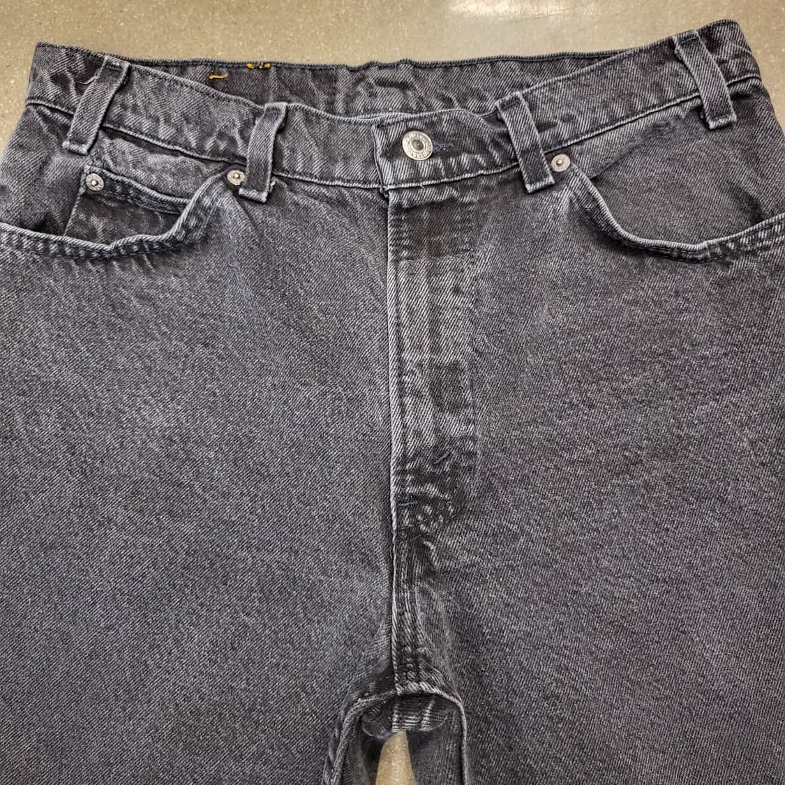 미국빈티지 리바이스 550 블랙진 데님 쇼츠 청반바지 상품이미지3