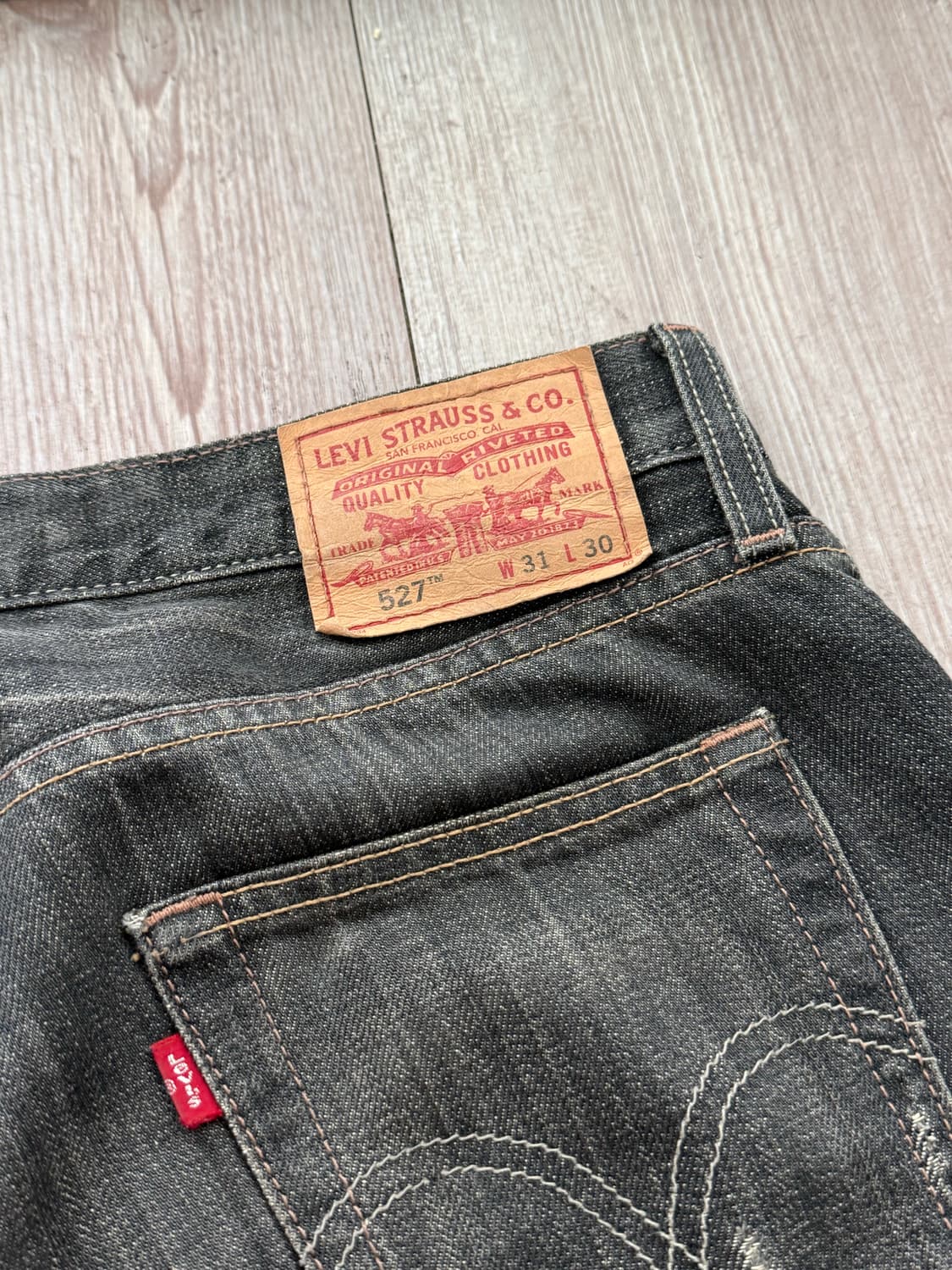 [31/30] levis 527 black 상품이미지5