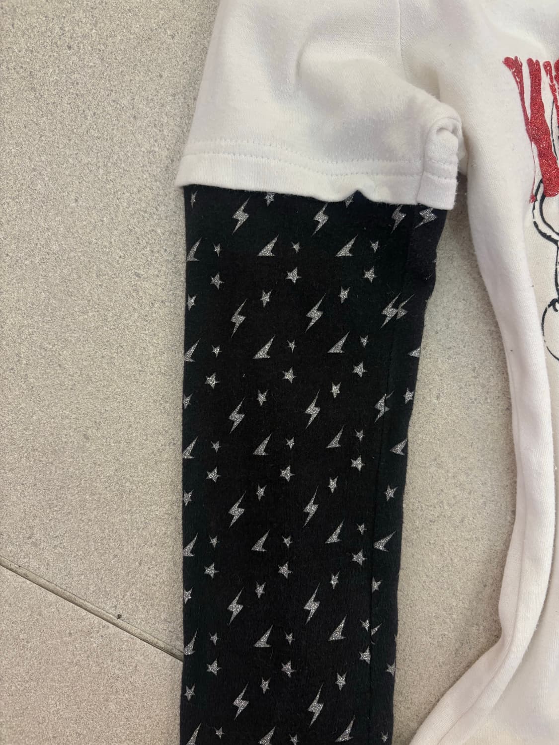 펑크 스컬 레이어드 롱슬리브 상품이미지5