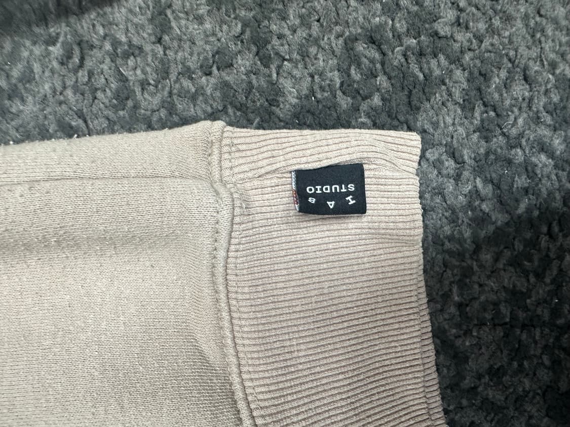 아이앱 스튜디오 로고 후드 베이지 XL 상품이미지4