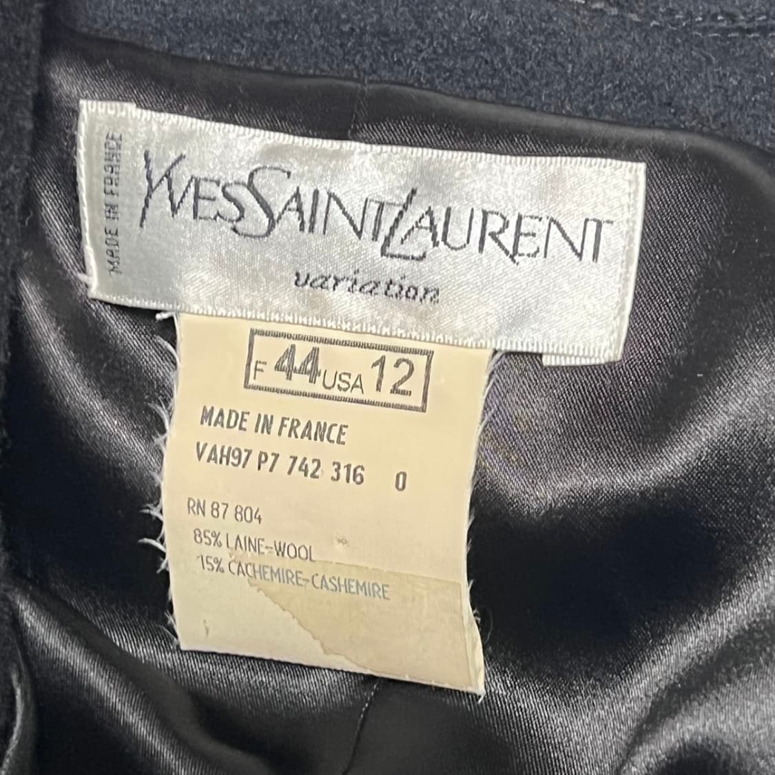 입생로랑 매리노울 코트 44 상품이미지3