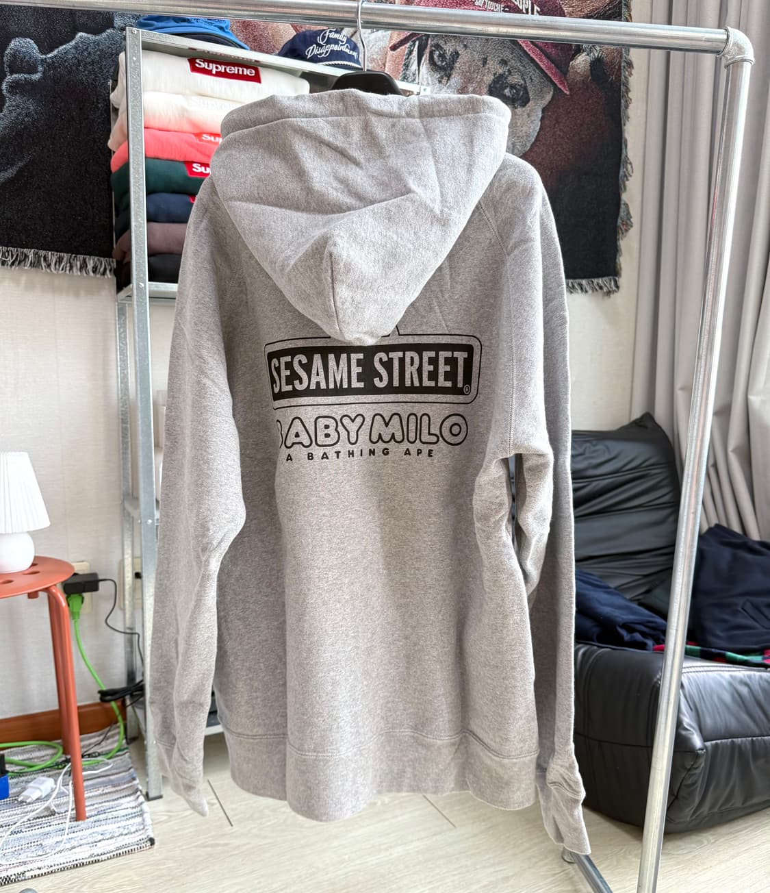 베이프 세서미 스트리트 후드티 상품이미지3