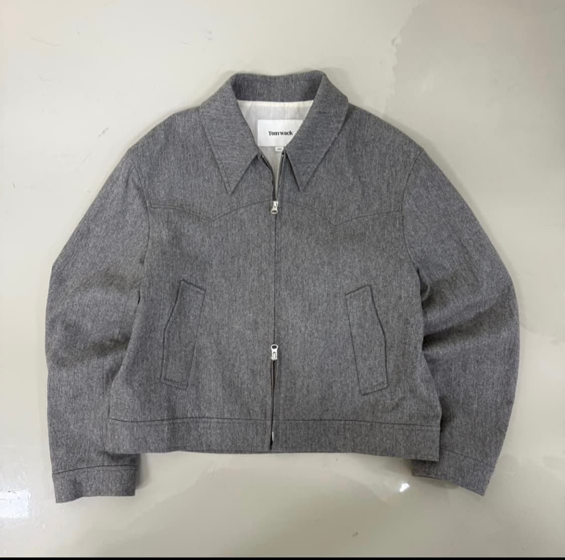 토니웩 울블렌드 미니멀 웨스턴 자켓 상품이미지1