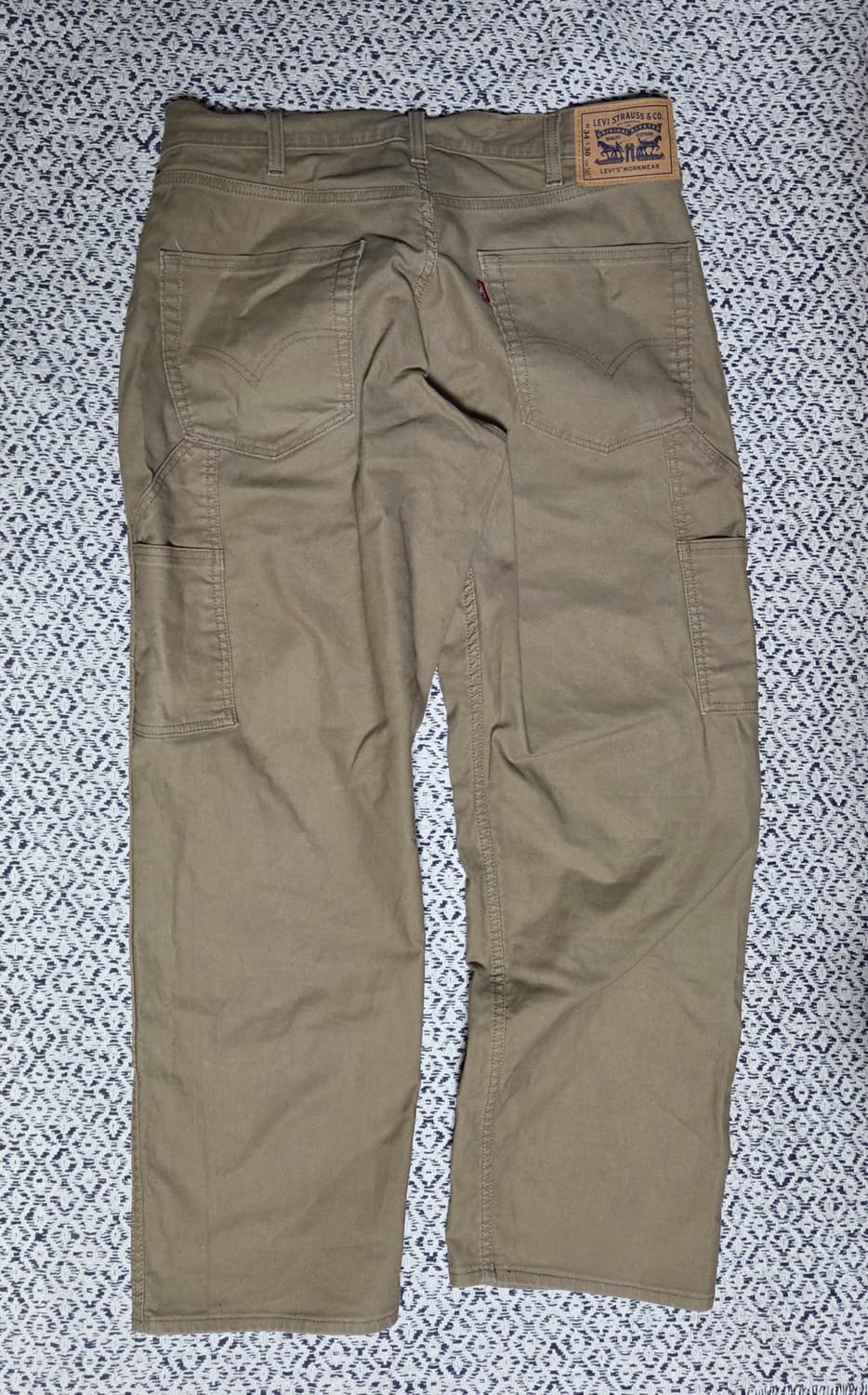 리바이스 565 더블니 데님 팬츠 탄 34x30 상품이미지4