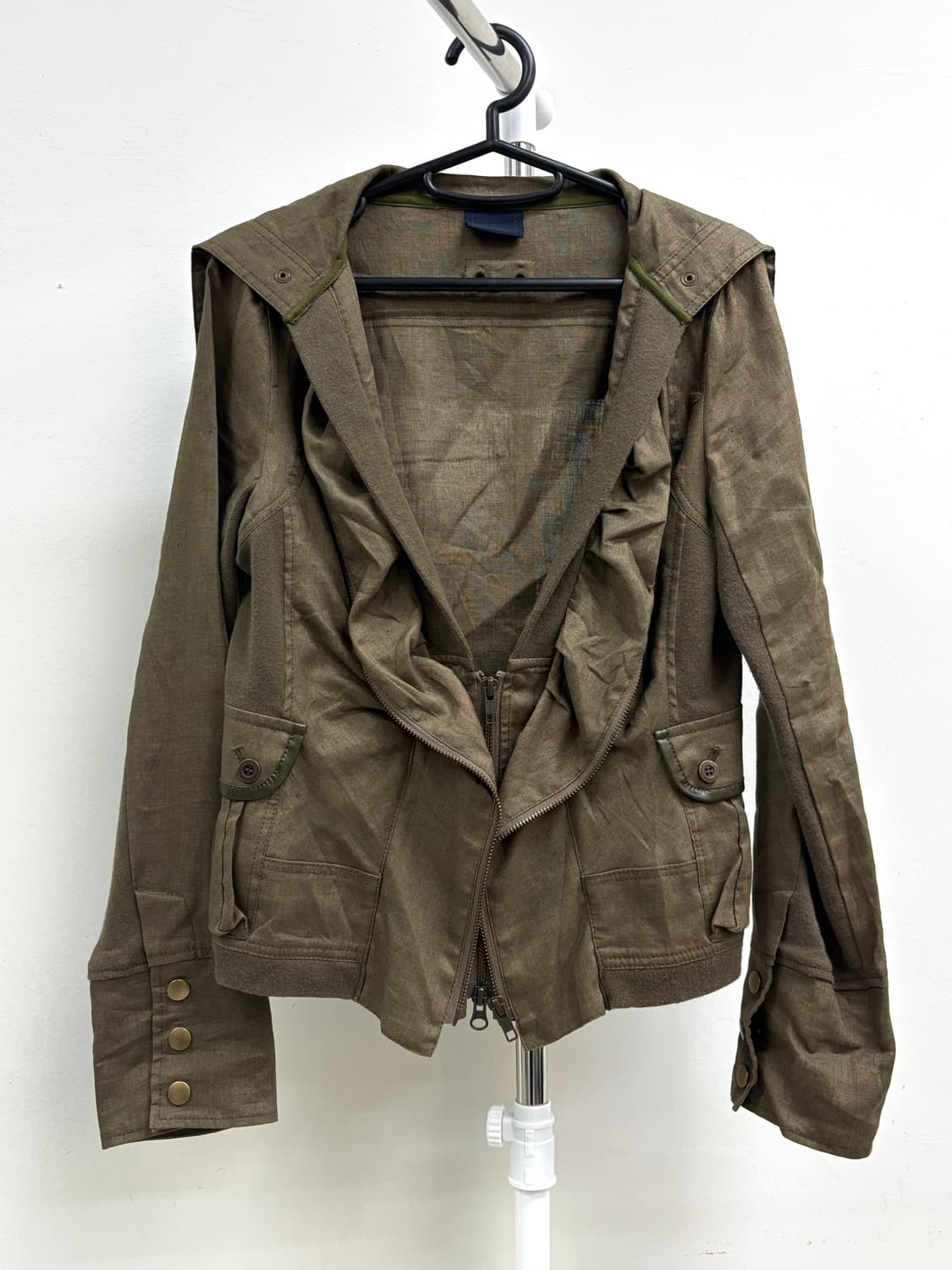 빈티지 카키 자켓 상품이미지7