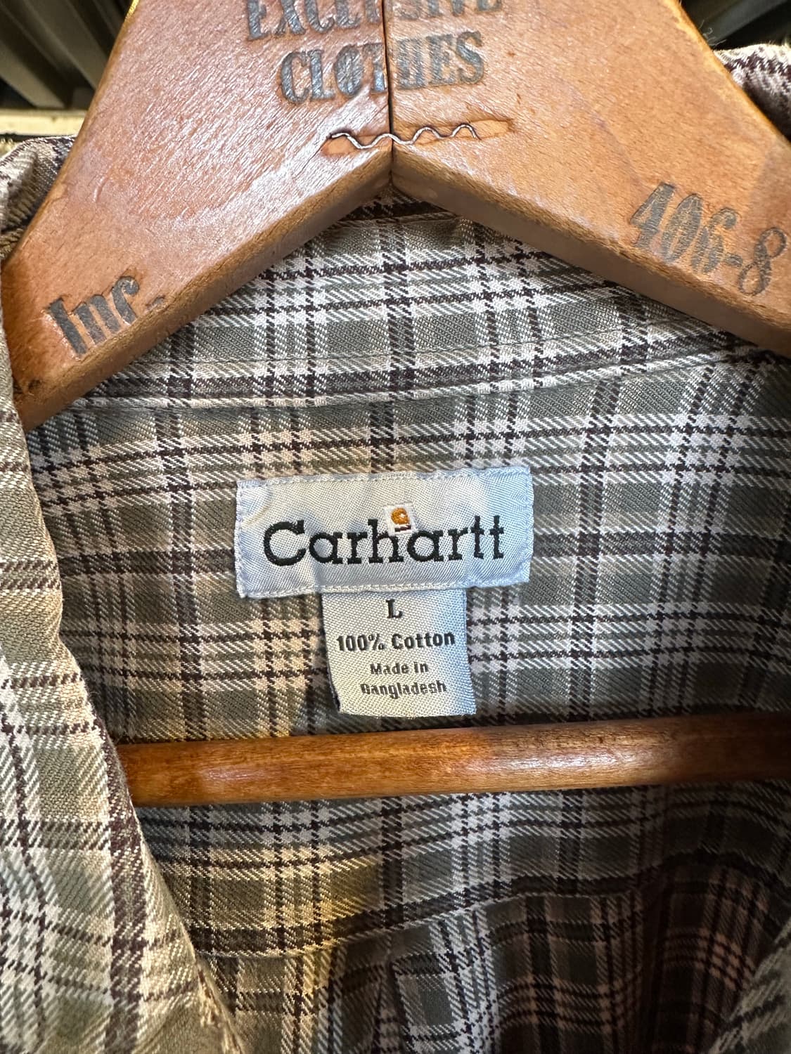 칼하트 코튼 체크 셔츠  상품이미지7