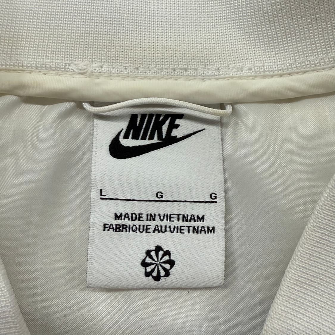 [정품/L] 나이키 화이트 시스루 바람막이 b18 상품이미지5