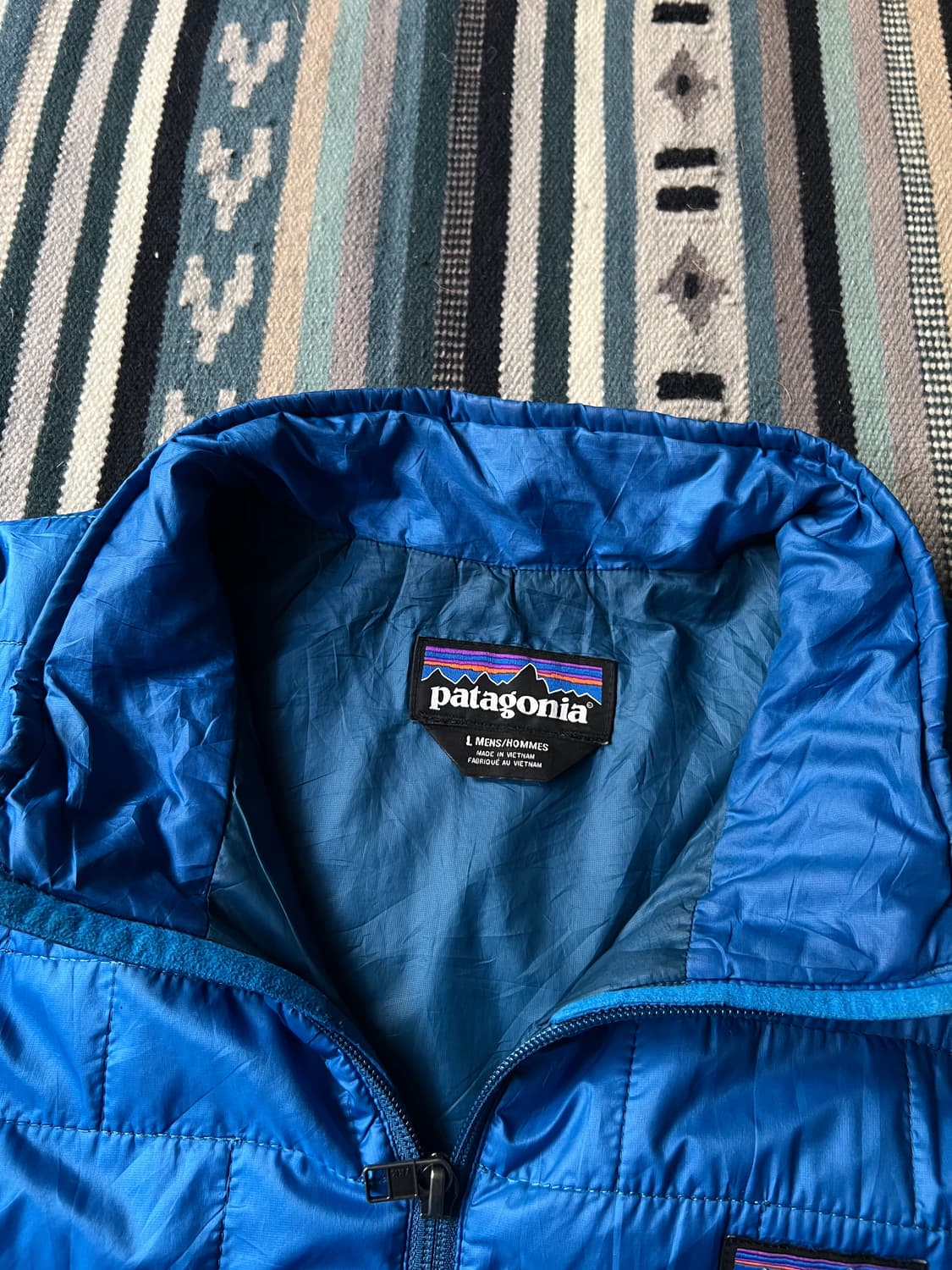 [L]파타고니아 블루 경량 패딩 상품이미지2