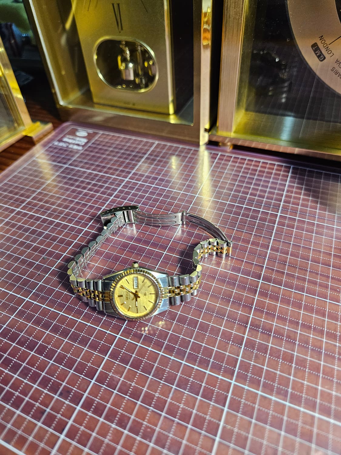 세이코 여성용 sq 슈퍼쿼츠 콤비  롤렉스오이스터 콤비 오마주 상품이미지5