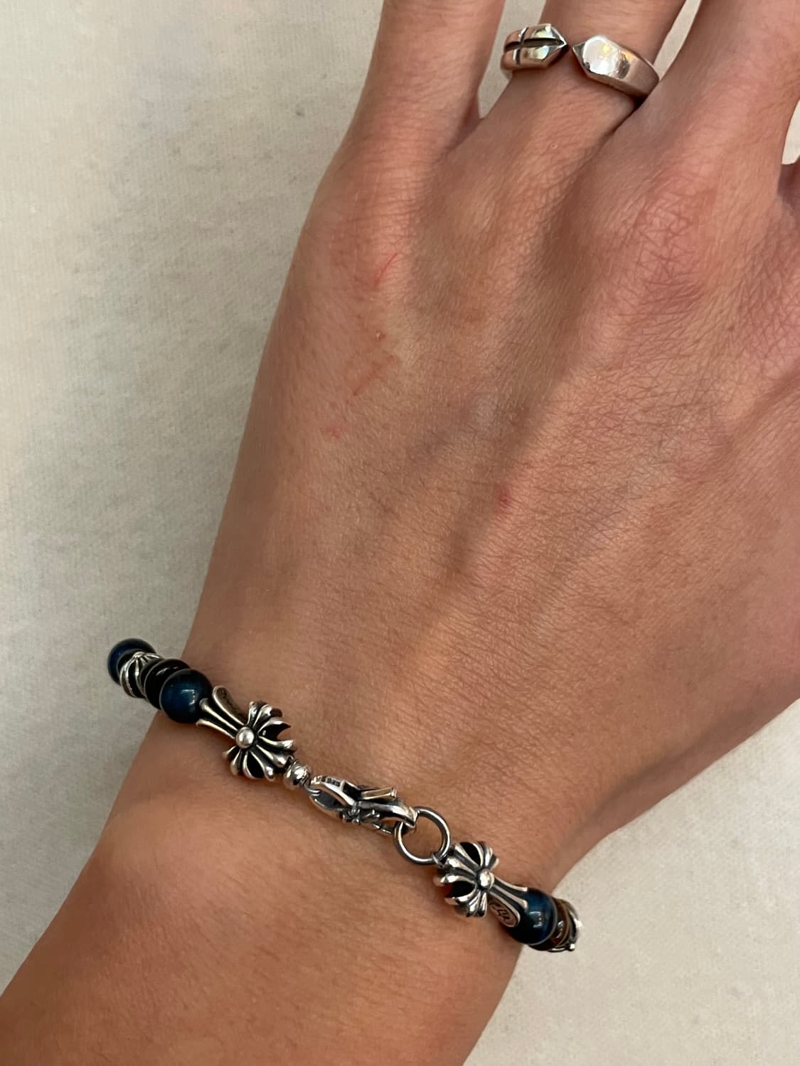 Silver 925 Gothic Cross & Blue 상품이미지6