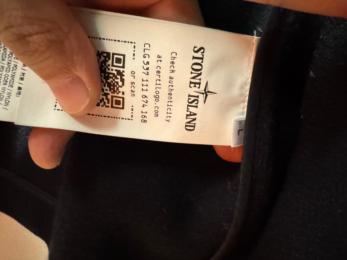 스톤아일랜드 피코트 블랙 L 상품이미지6