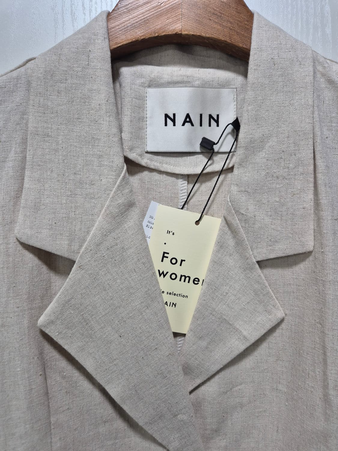 NAIN 나인 반팔 린넨 자켓 상품이미지2