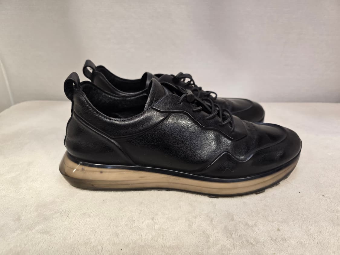 Jik's 소가죽 블랙 스트링 스니커즈 42사이즈(265~270) 상품이미지4