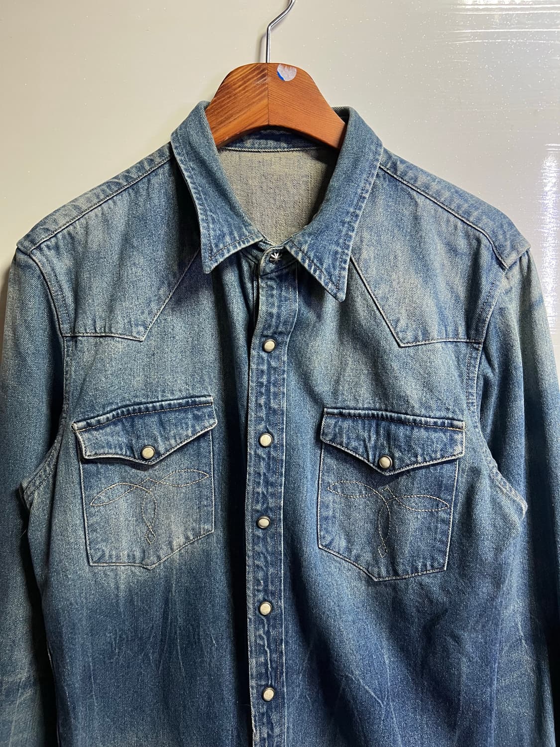 Vintage 데님 웨스턴 셔츠 상품이미지2