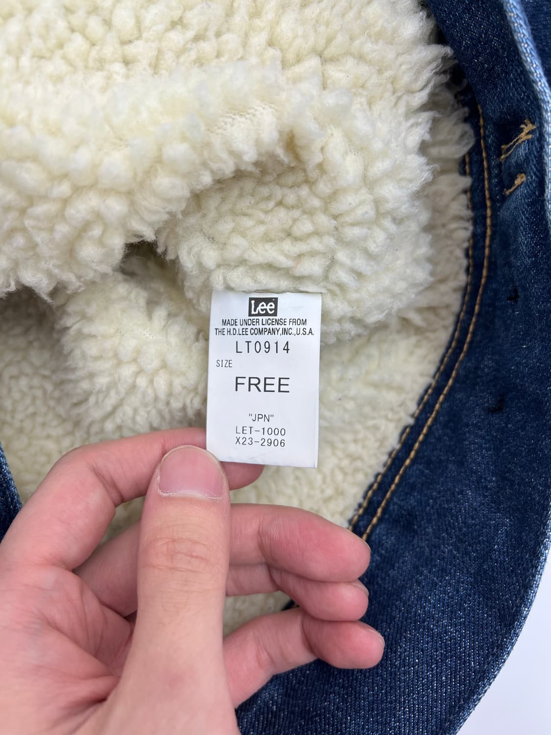 LEE x 스톰라이더 데님 쉐르파 자켓 상품이미지4
