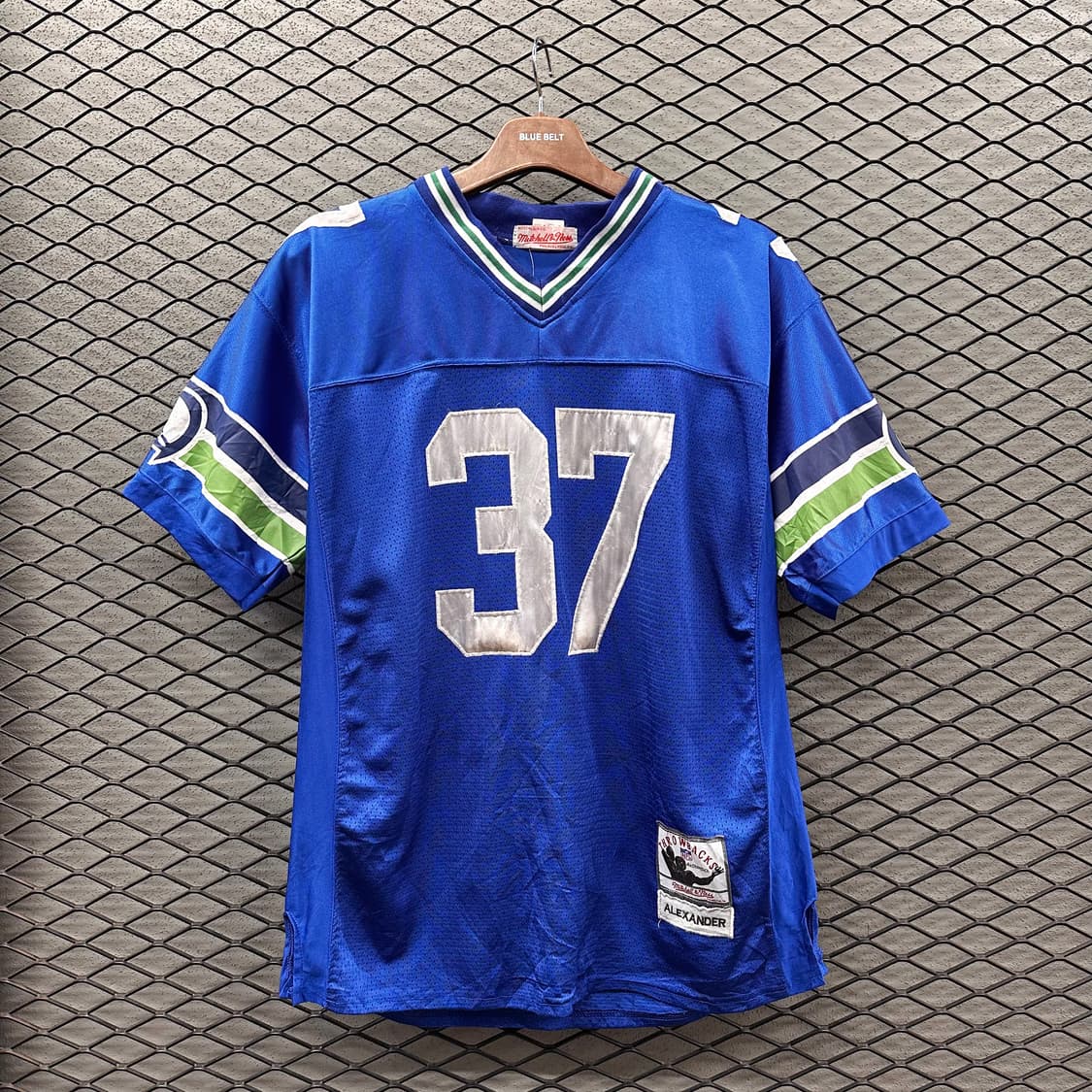 NFL 미첼엔네스 로열 시애틀 시호크스 2000 레거시 블루 져지 반팔 상품이미지2