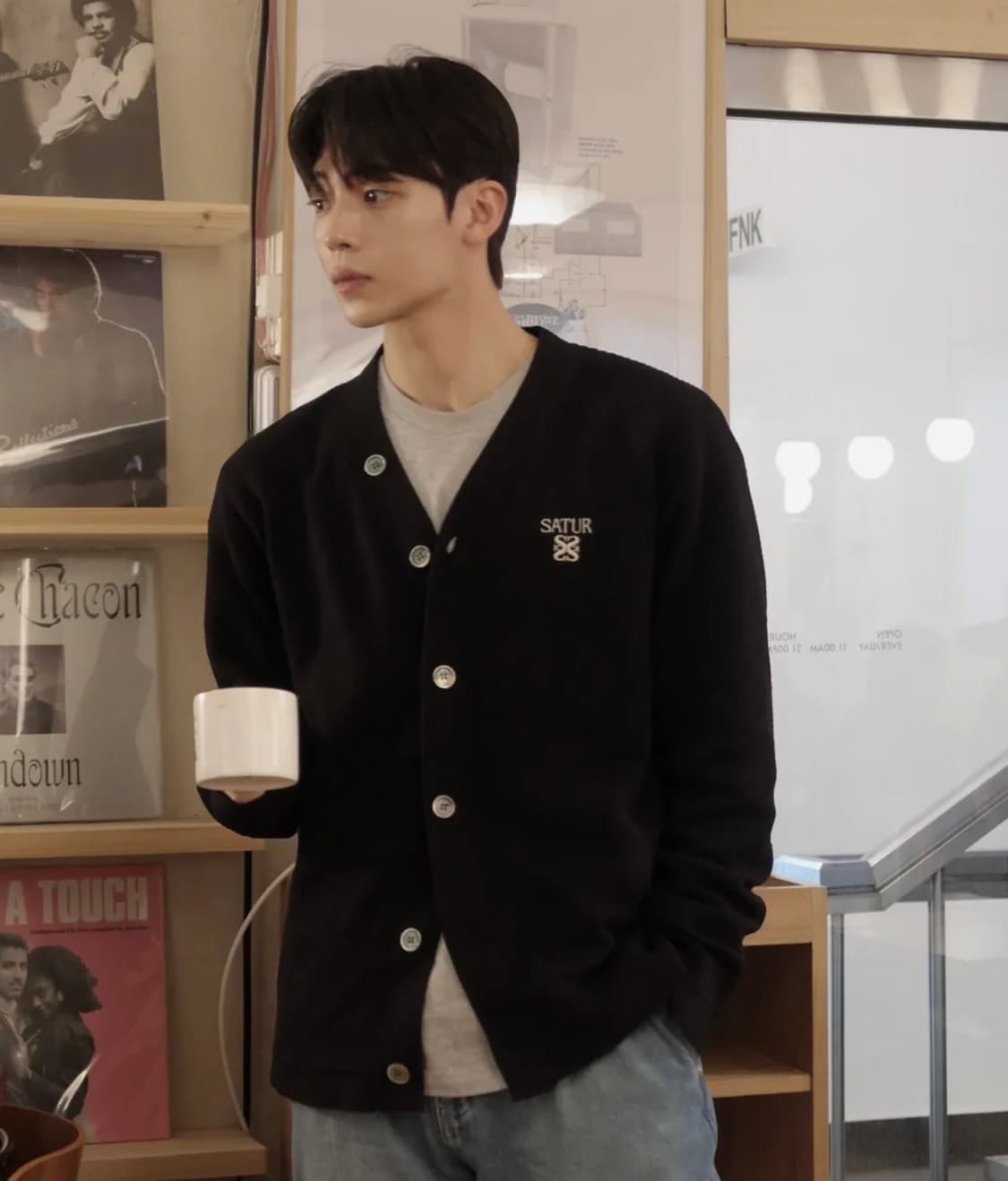 세터 (새상품) 파로가디건 블랙 XL  상품이미지1