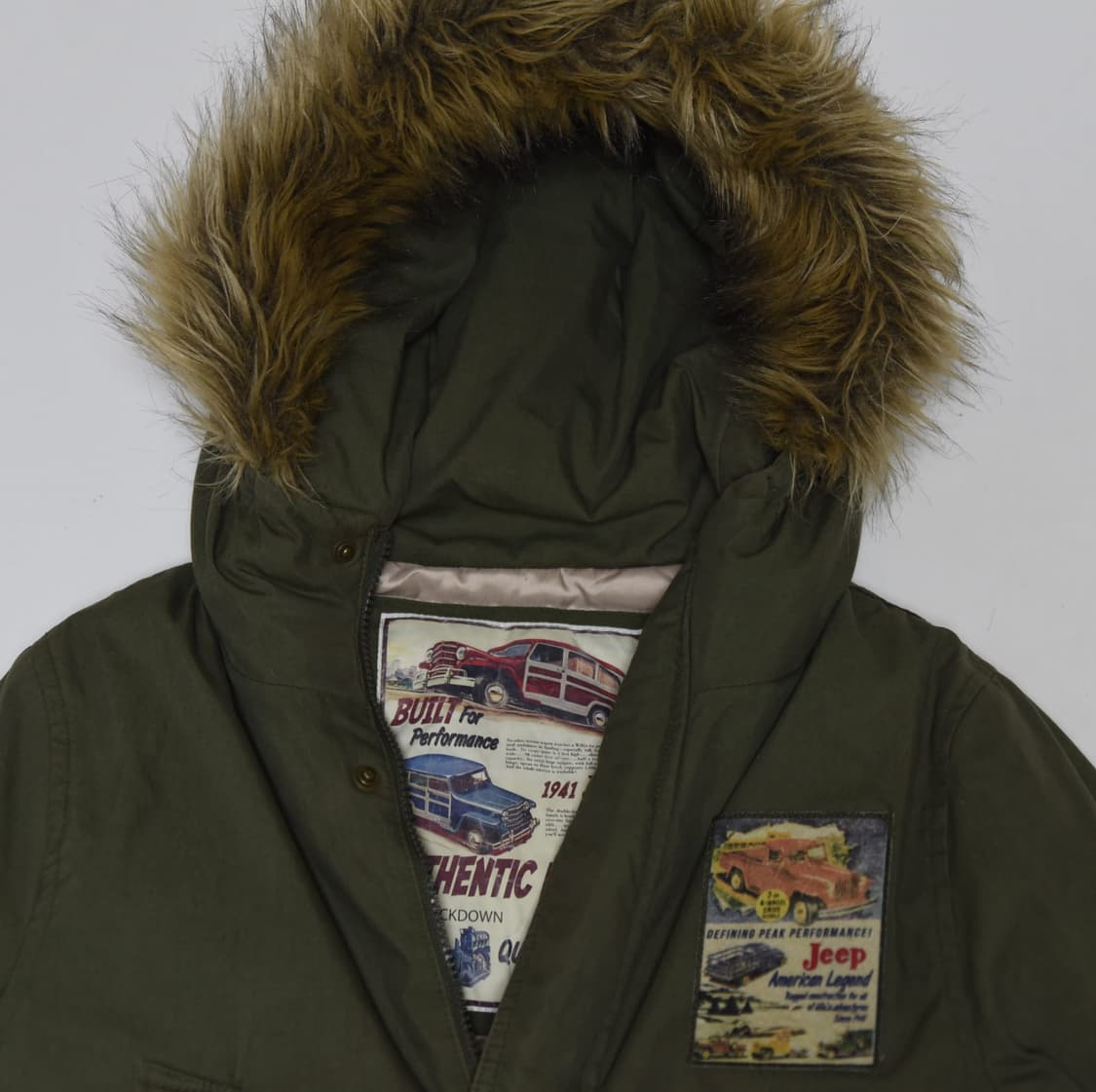 Jeep 카키 야상 점퍼 M 상품이미지4