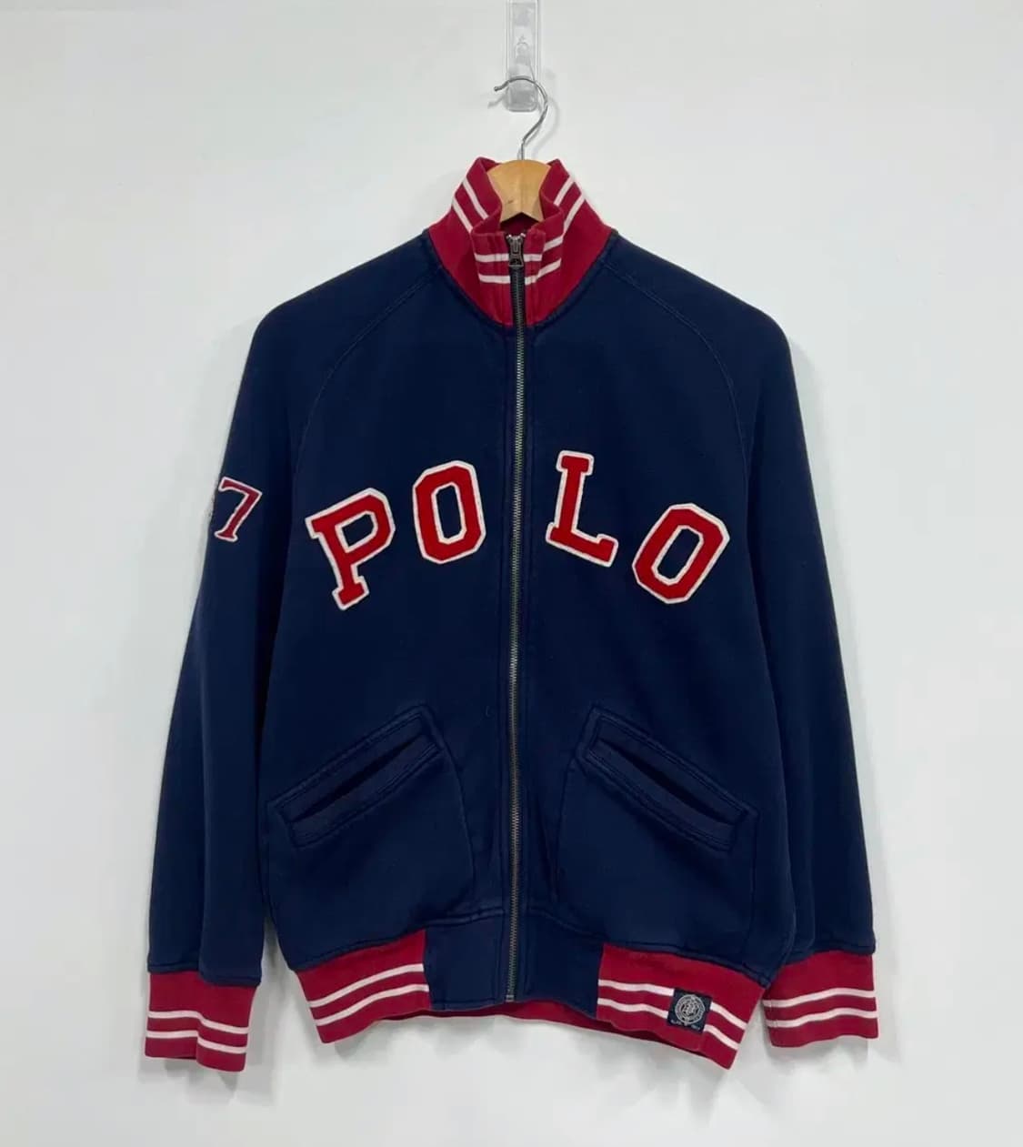 폴로 랄프로렌 스펠링 로고 집업 상품이미지2