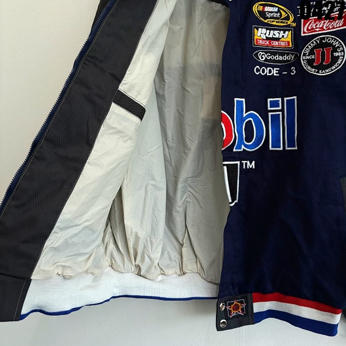 JH Design 나스카 넥스텔컵 Mobil1 레이싱 자켓 XL 0427 상품이미지5