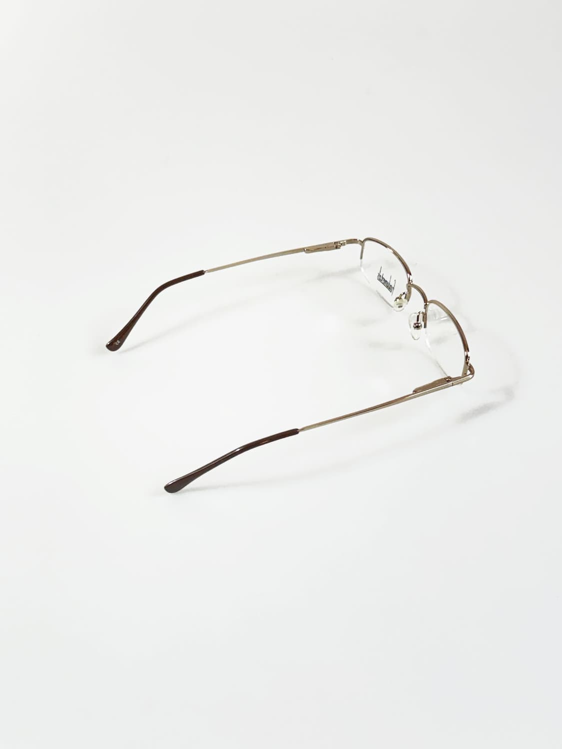 Fundamentals 골드 반무테 스퀘어 메탈 빈티지 안경 상품이미지5