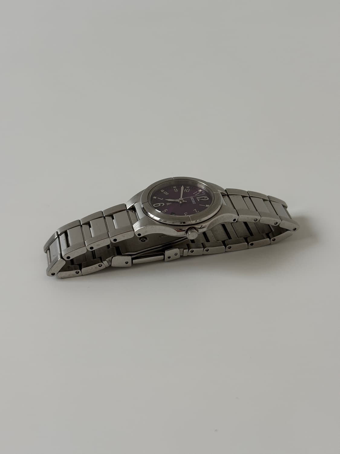 2000s Lukia Purple Dial Silver Quartz 상품이미지5
