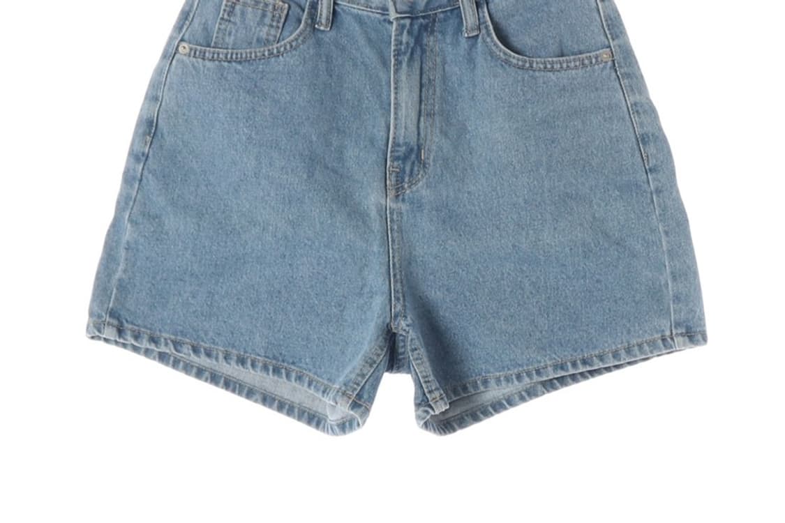닉앤니콜 하이웨스트 데님 숏팬츠 L 상품이미지4
