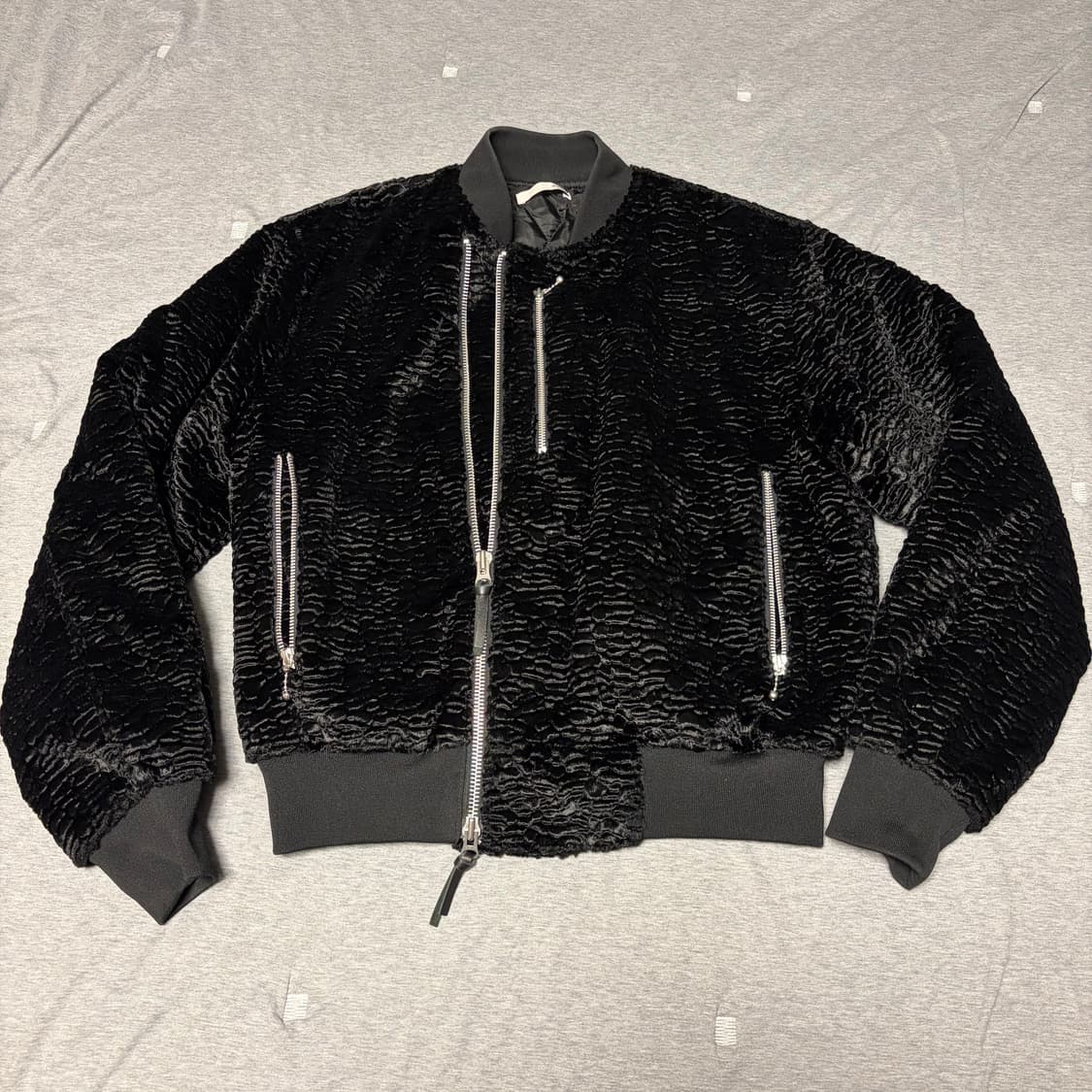 [L] KYHO 벨벳 봄버 자켓 상품이미지1