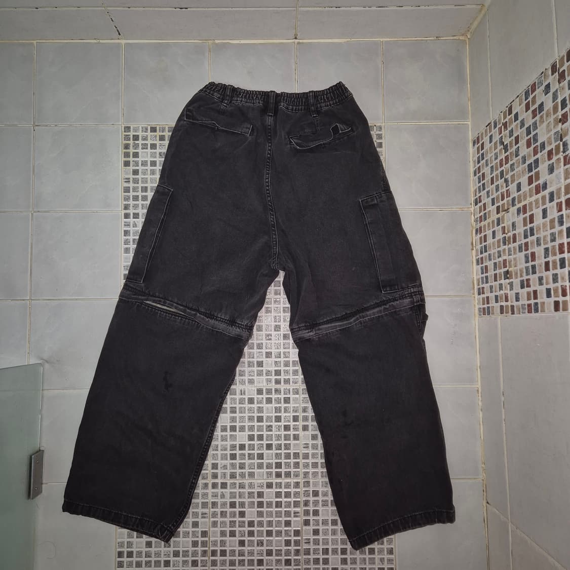 GU x 언더커버 데님 컨버터블 와이드 카고 팬츠 상품이미지2