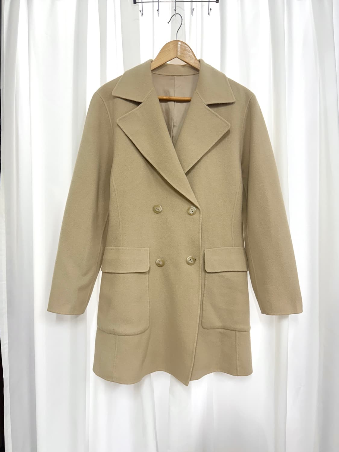 Double button wool coat 상품이미지1