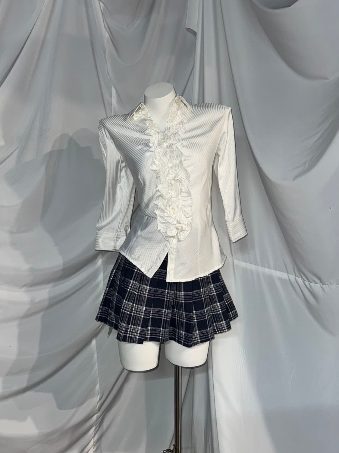 세실맥비 네이비 히메 갸루 프레피 코디세트 상품이미지3