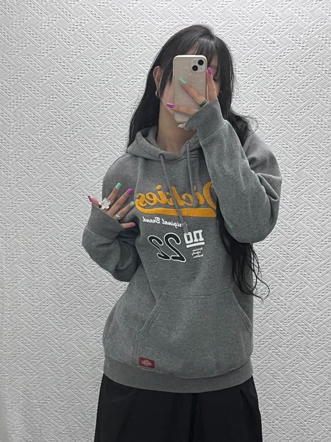 디키즈 캐주얼 빅로고 약기모 후드티 L C07333 상품이미지1