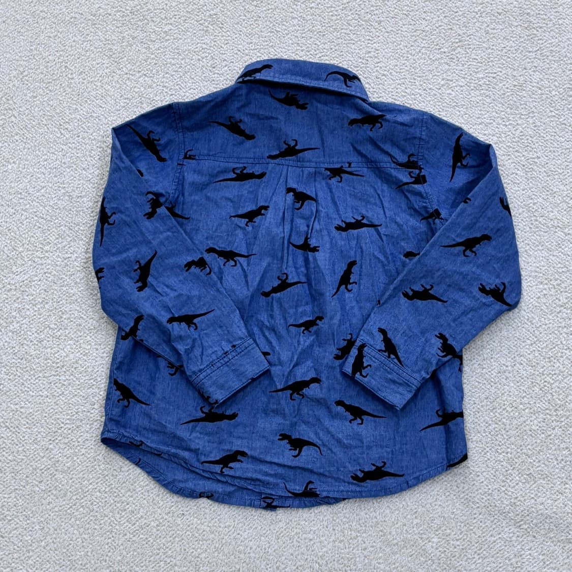 130 바비디부 키즈 공룡 패턴 긴팔 0421E 상품이미지2