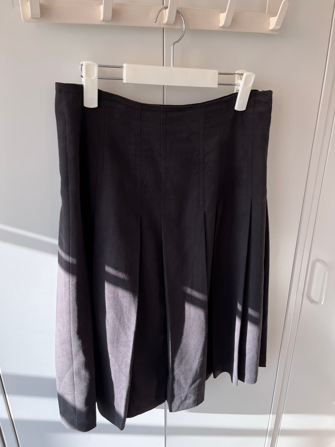 Sonia 빈티지 스웨이드 플리츠 롱스커트 상품이미지6