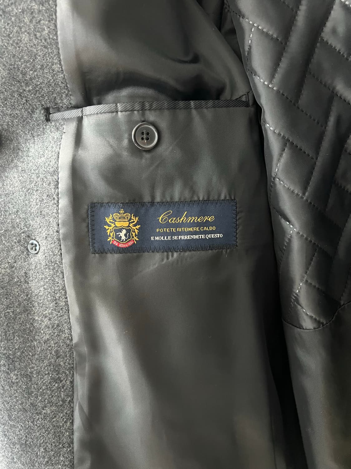 ZIO SONGZIO 캐시미어 더블 코트 105 판매합니다 상품이미지7