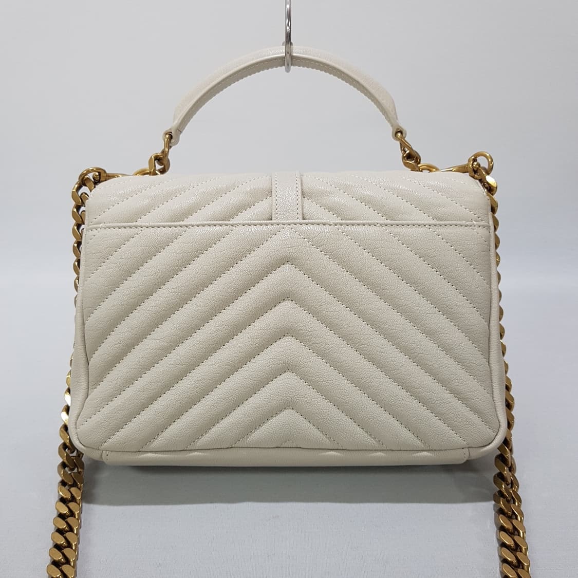 생로랑 블랑 빈티지 컬리지 모노그램 사첼백 미디움 600279 상품이미지5