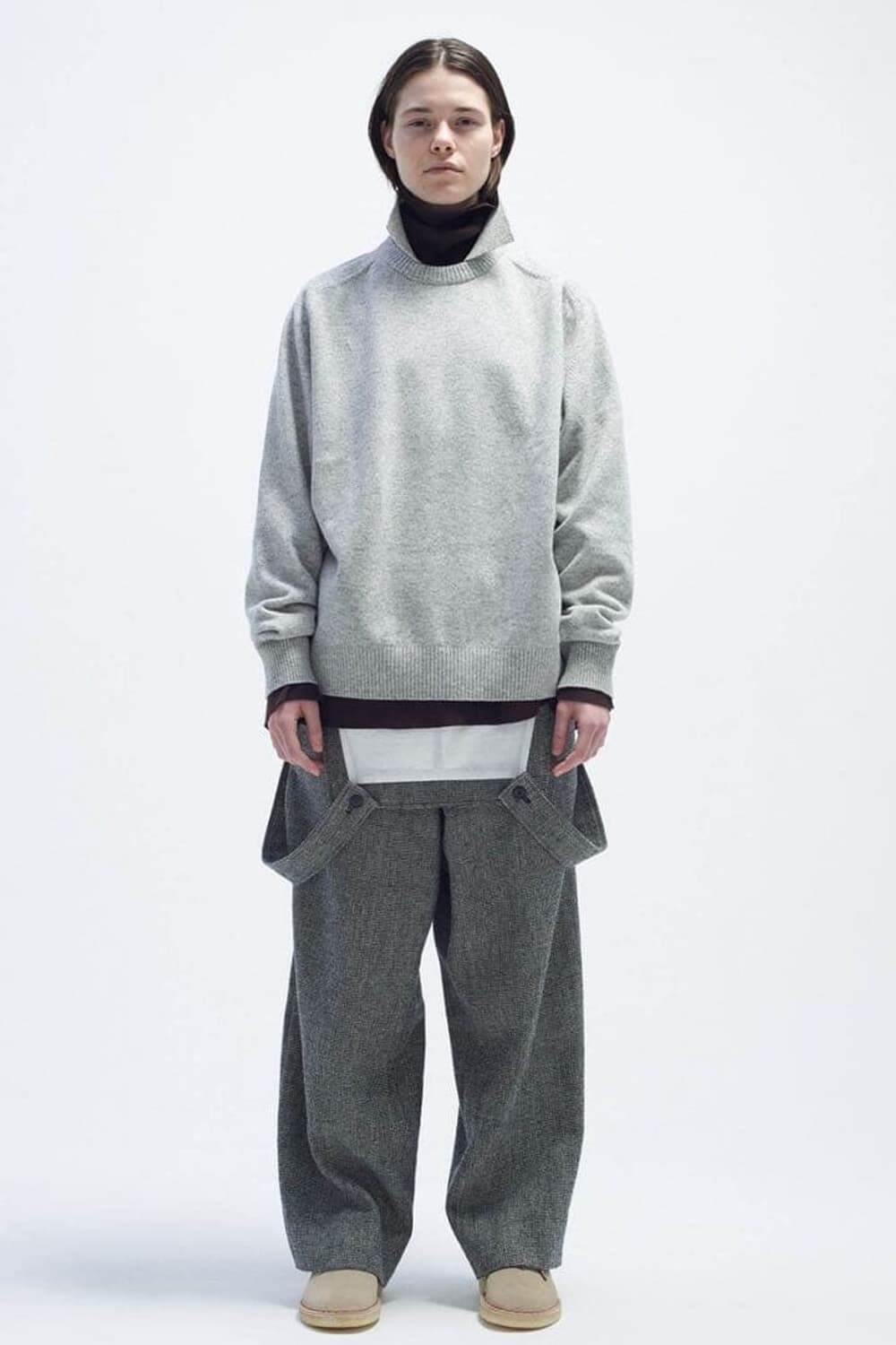 2) uru 우루 램스울 카라 니트 상품이미지7