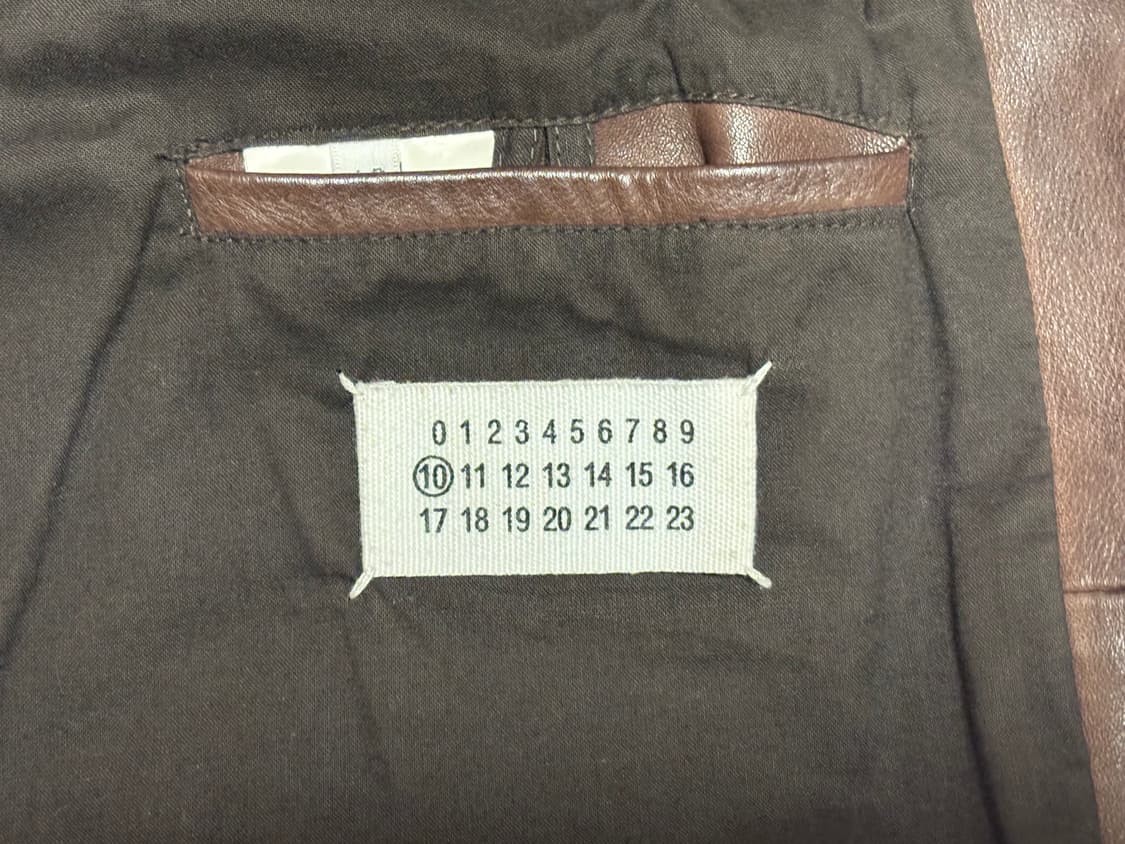 마틴 마르지엘라 07aw 레더 자켓 상품이미지4