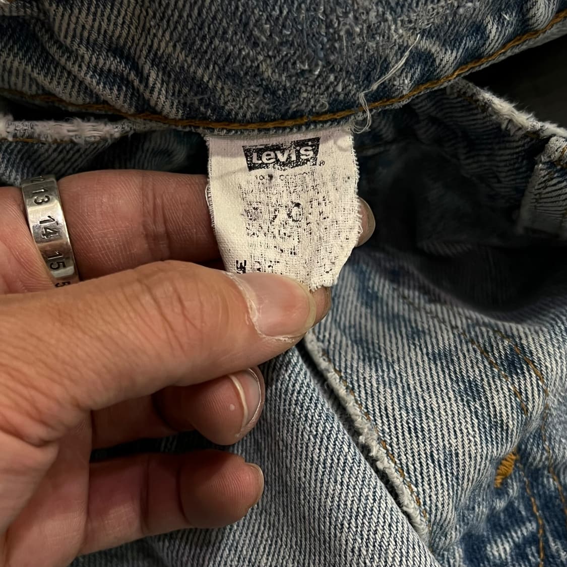  USA 리바이스 570 블랭크탭 데님팬츠 y13950 상품이미지8