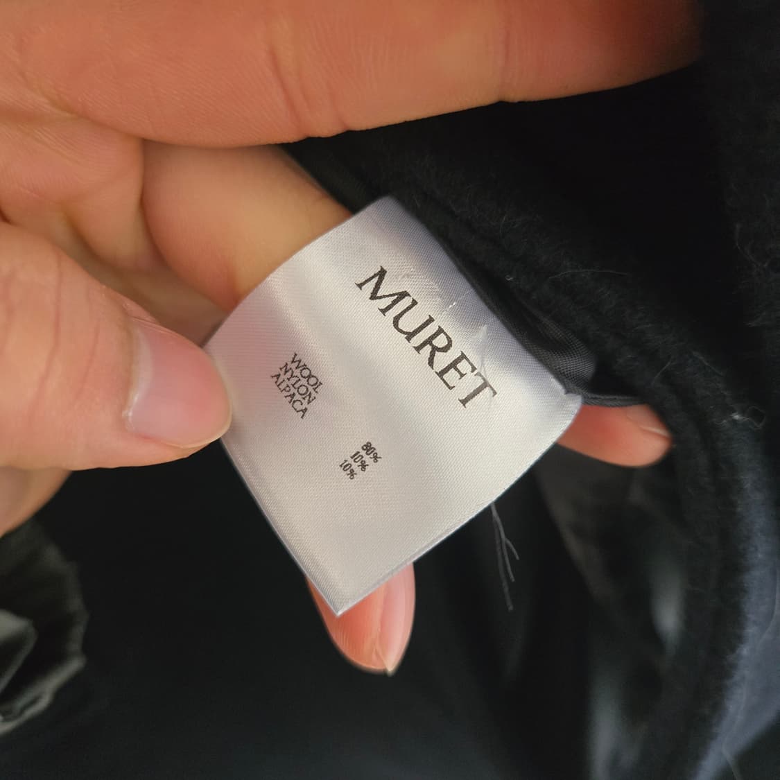 뮤렛 다크네이비 더플코트 떡볶이코트 / 여성 코트 / 여자 코트  상품이미지4