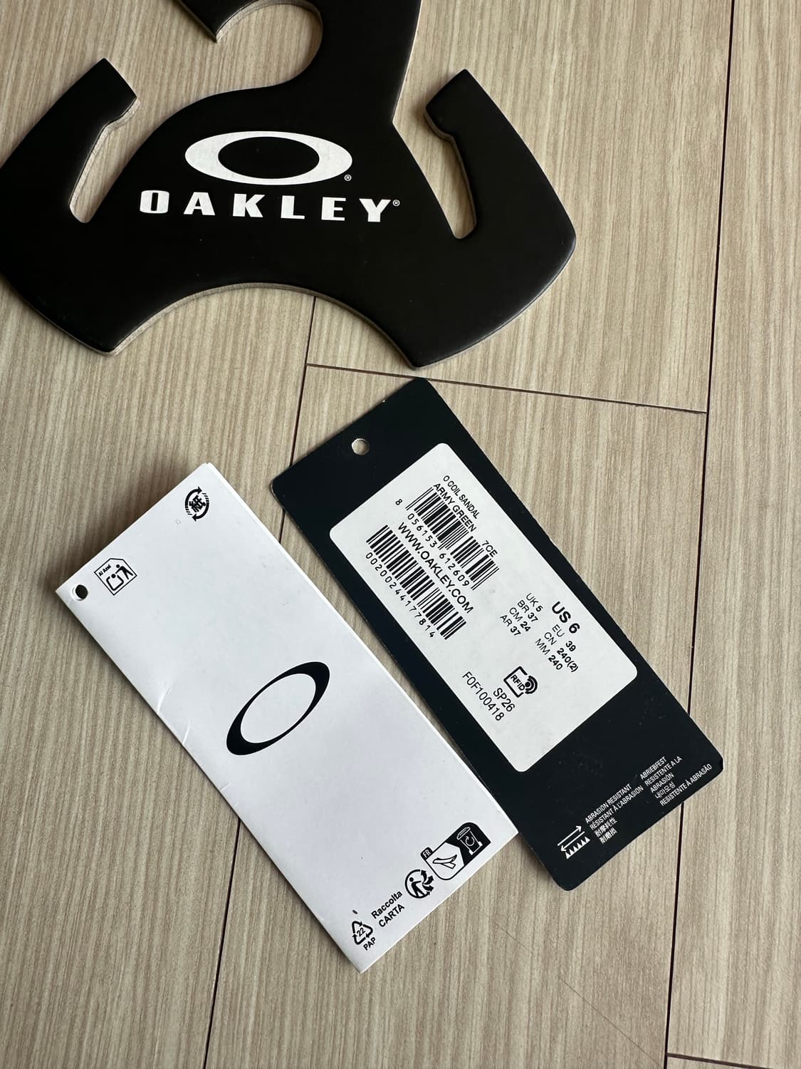 [새상품]오클리 쪼리 240사이즈(카키색) 상품이미지5